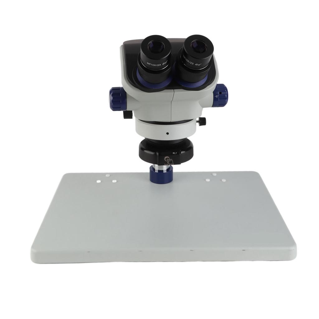Binocular Microscope 7X‑50X 360 degrees  Rotation Clear Image High Definition for Inspection Laboratory