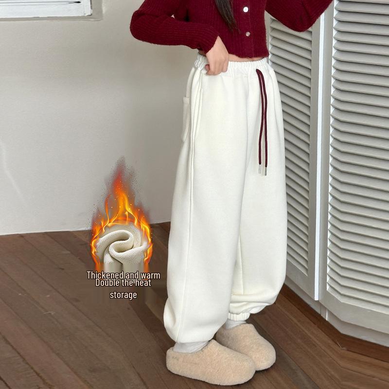 Dívčí zimní kalhoty s fleecovou podšívkou 2025: Husté, Pohodlné Ležérní Tepláky