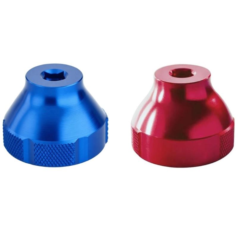 Cycle Service Bearing Cup Tool 16 Tooth 44 Mm Aluminum Body Remover for Bike Repair and Storage Use Daily Tasks