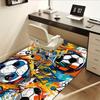 Office Carpet Soccer Ball Patterned Sofa Rug, Chair Mat Protection