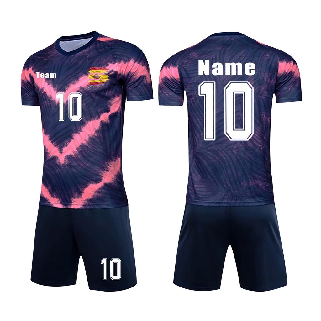 Men's Soccer Jersey Set Quick-Dry Sportswear with Shorts for Training and Matches, Sizes S-XXL