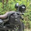 CFMOTO 450clc Upgrade: Anti-Fall Bumper, Retro Side Bag, Helmet Bag, Foldable Backrest, Luggage Rack