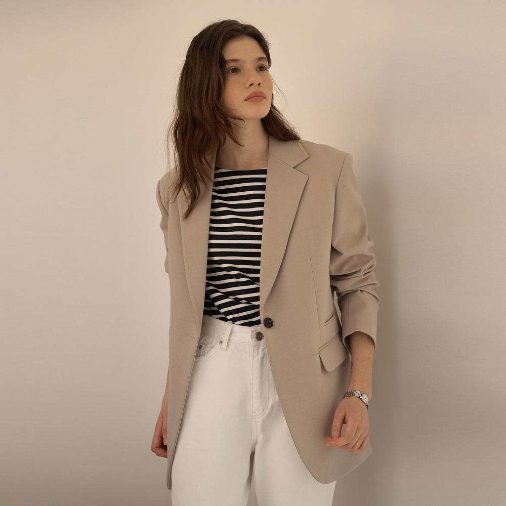 Momet Door Tailored Jacket Beige