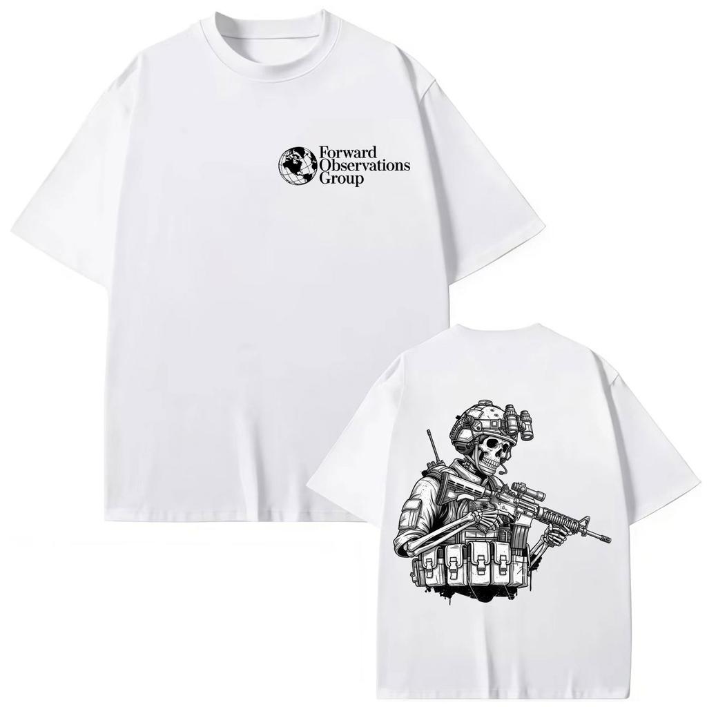 Forward Observations Group T Shirt Harajuku Gothic Vintage Short Sleeve T-shirt Men Women Fashion Cotton T-shirts