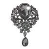 Spilla con Pendente a Goccia con Strass da Donna, Gioiello da Matrimonio, Regalo, Decorazione