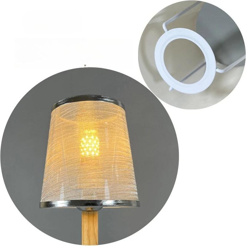E14/E27/Clamp Fabric Lamp Shade Lighting Accessories for Home Office Decor Hotel Bedroom Bedside Floor Lamp Shell Cover