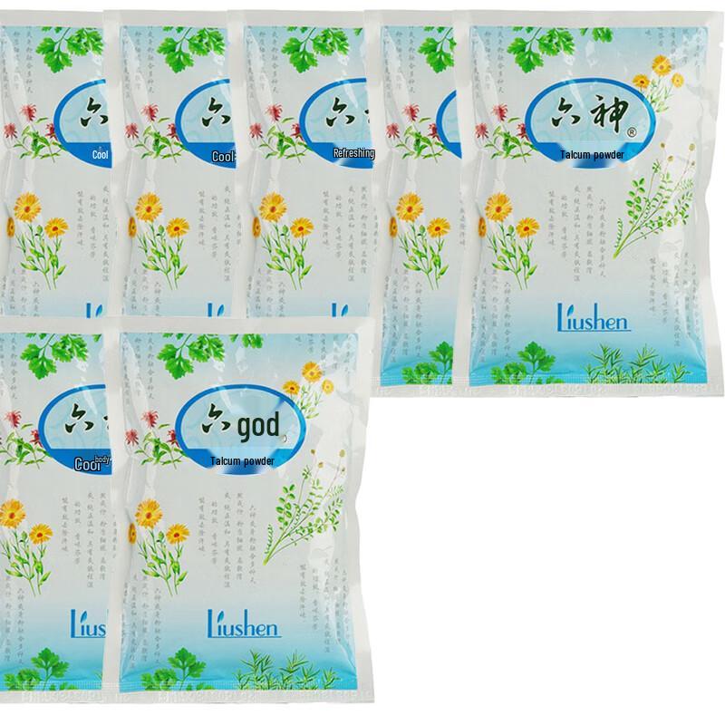 Детская присыпка Liu Shen (Без отдушек, 75 г x 7 пакетов)