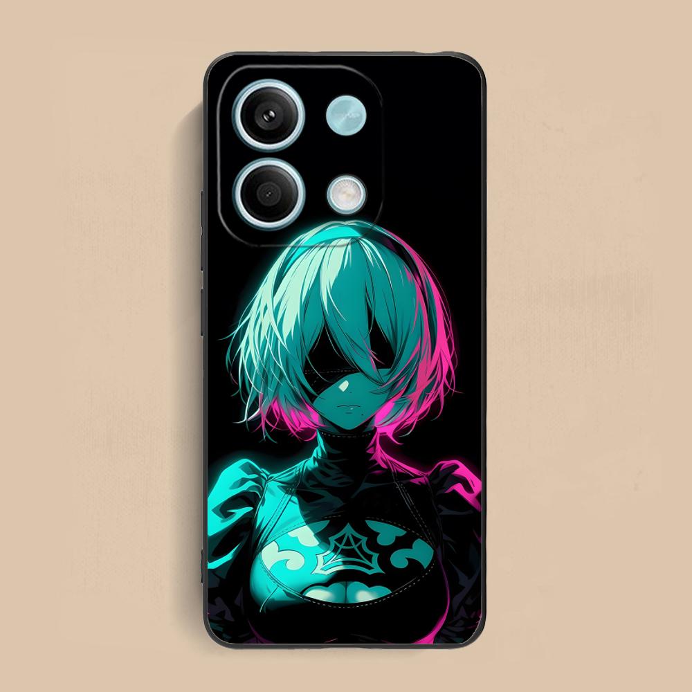 Nier 2B Automata Phone Case for Xiaomi Redmi Note 14 13 12 11 A5 3 2 1 Pro Plus 4G 5G Colour Printing Pretty Luxury Cellphones
