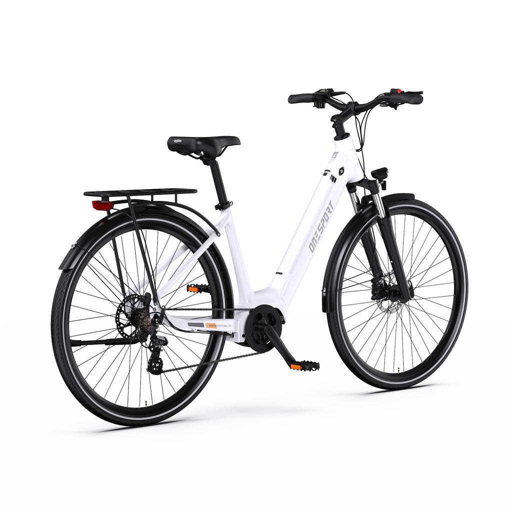 ONESPORT OT07 City Commuting Electric Bike 250W Motor 36V10.4AH Battery 28 Tires E-bike With Disc Brakes Outdoor Electric Bicycle For Adult