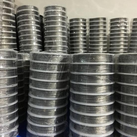 MUQZI Sportzubehör 50 m 7 Stränge Angeln Stahldrahtschnüre Geflochtene Vorfachbeschichtung String Trace Rig