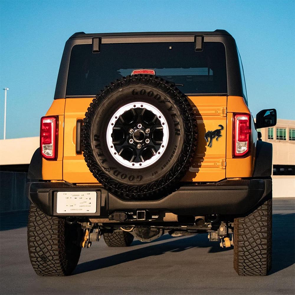 Bronco 2/4 Kapı 2022 2023 Bronco Spor At Rozeti Embelm Vinil Arka Amblem Yerleşimi Çıkartmaları Etiketler