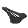 Bike Saddle Shock Absorbing Comfort PU Microfiber Leather Mountain Bike Seat for Road Bike Riding