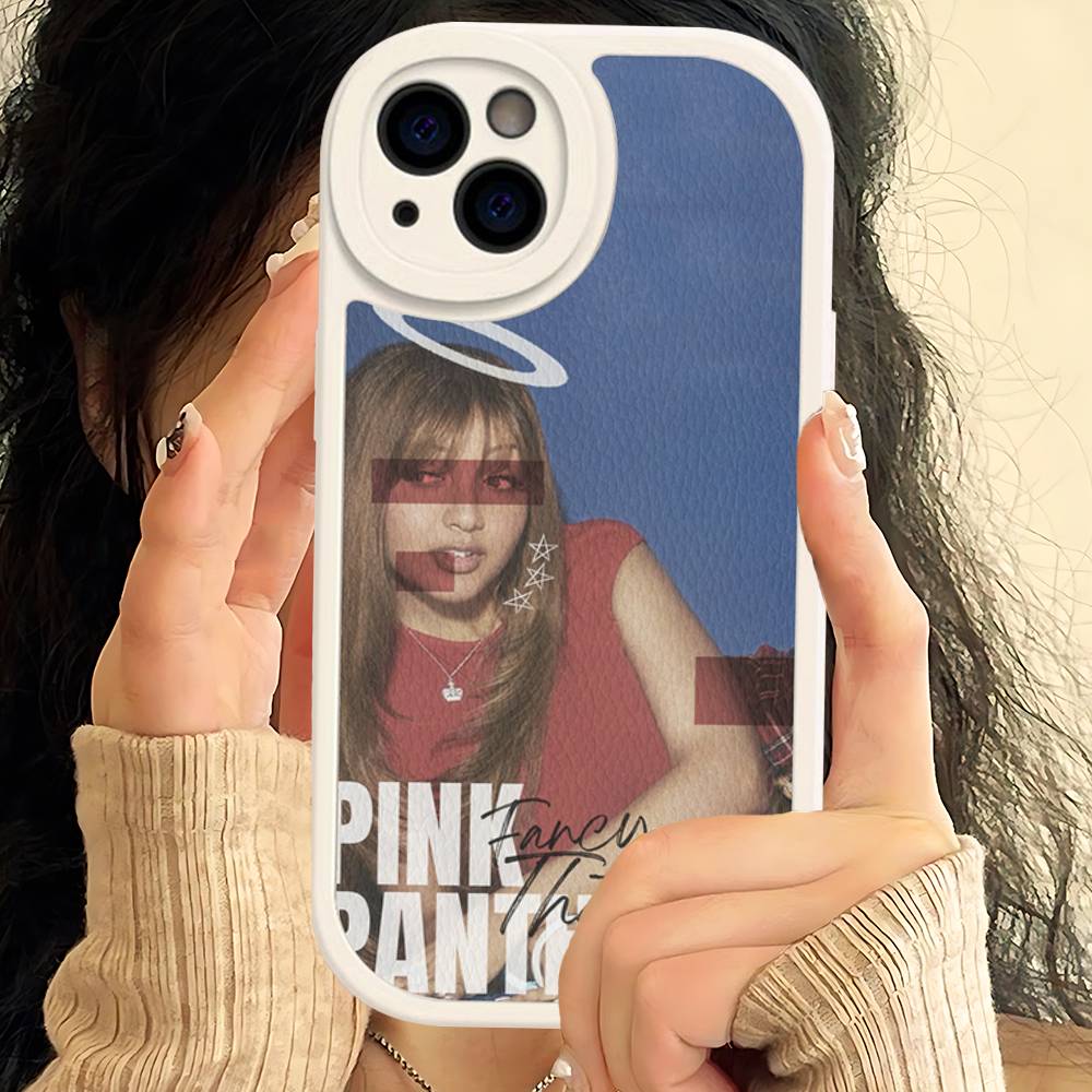 

Singer Pinkpantheress Phone Case For IPhone 16 15 14 13 12 11 Pro Max Plus Soft Leather Cover iphone 13promax