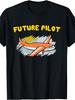 Unisex T-shirt Future Pilot - Airplane Pilot T-Shirt for Men'S Oversized Fashion T-Shirt, Plus Size
