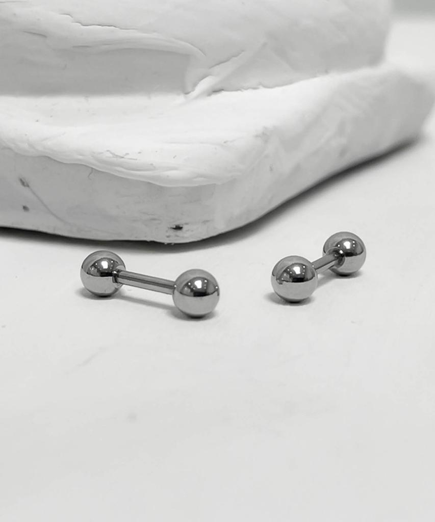 Blessed Bullet Ball Piercing_Surgical Steel/Silver 925