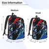 Fashion Pokemon Backpack  Mochilas Casual Camping Zipper Closure Rucksack