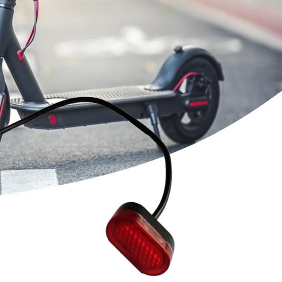 Scooter Rear Light with Long Wire Easy Installation ABS Super Bright Tail Light