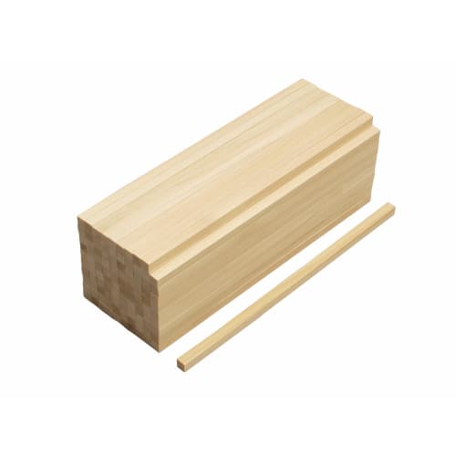 

Sakai Sangyo Chopstick Making Wood Hinoki (Japanese Cypress) 50 Pairs, Handmade, Original, Made in Japan, Chopstick Making Workshop