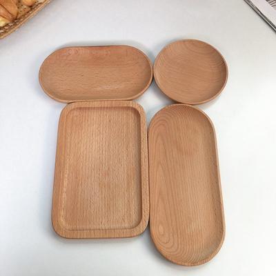 Holz Servierplatte Quadratische & Runde Dessert Tablett Obst Dessert Kuchen Snack Candy Platte Holz Schalen