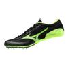 Następne 3 kolce lekkoatletyczne na krótki dystans dla klubu, na bieżnię i do użytku pod rozmiar 2E, Buty X-Laser, Lekkie, Aktywności, Stadion, 800m, Czarno-Zielone,