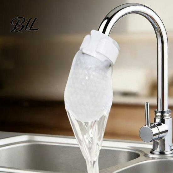 Sediment Filter for Tap Universal Faucet Water Bag with Non-Woven Fabric High-Density Remover Cotton Rust Particles Anti-Splash Reusable Easy Install