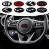 1pcs Car Steering Wheel Logo Emblem Cover Sticker For KIA Forte Sorento Sportage Rio Soul Ceed KN K2 K3 K5 K7 K9 Picanto Stinger