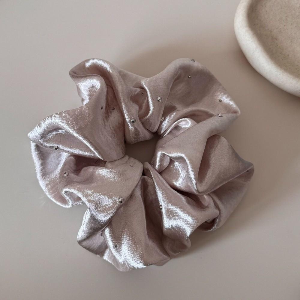 Multi Color Ponytail Hair Scrunchies Large Size Hair Bands Classic Elastic Hair Ties  Girls