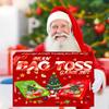 Weihnachten Sitzsäcke Werfen Karnevalsspiele Cornhole Outdoor-Spielzeug für Kinder Hinterhofspiel Sport Rasen-Hofspiele Weihnachtsgeburtstagsgeschenk