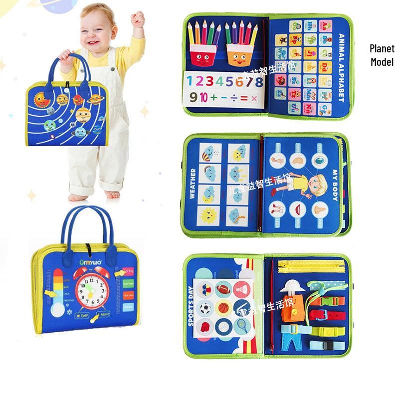 Cross-Border Felt Learning Board: Early Education Puzzle & Busy Board Toy for Children, CE Certified