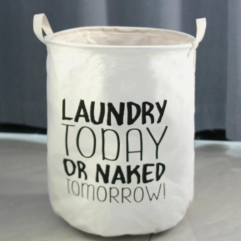 Household Dirty Clothe Basket Large Collapsible Laundry Basket Foldable Waterproof Bathroom Laundry Organizer Toy Storage Bucket