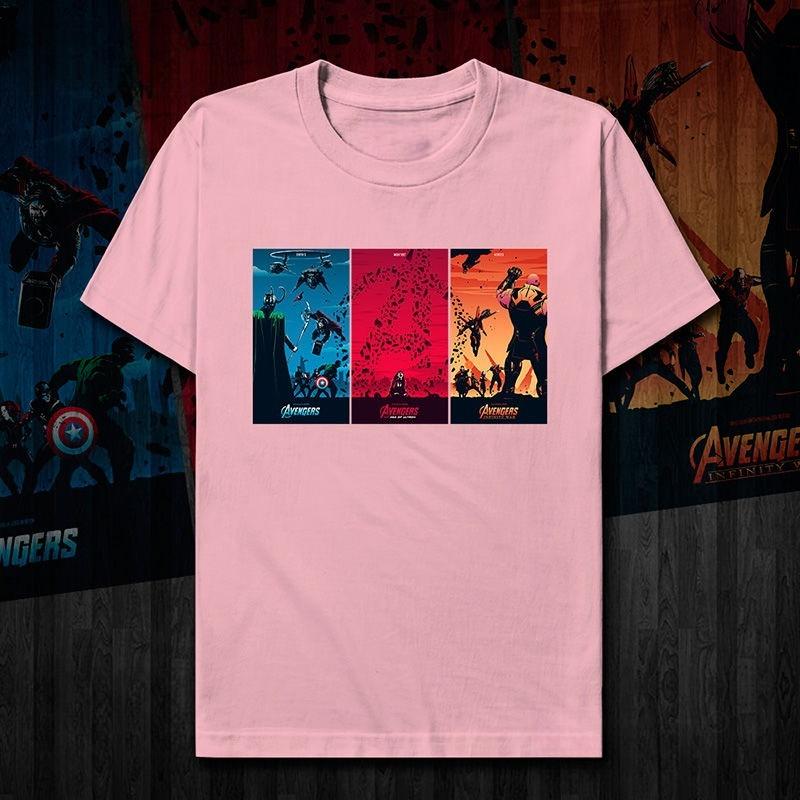 Genuine TASK Avengers Rocky Scarlet Witch Thanos Print T-shirt Casual Men's And Women's Short SleevesJacket