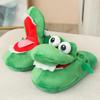 TikTok Style Funny Crocodile Mouth-Opening Fish Slippers - Xiao Di Crocodile Slippers for Dancing