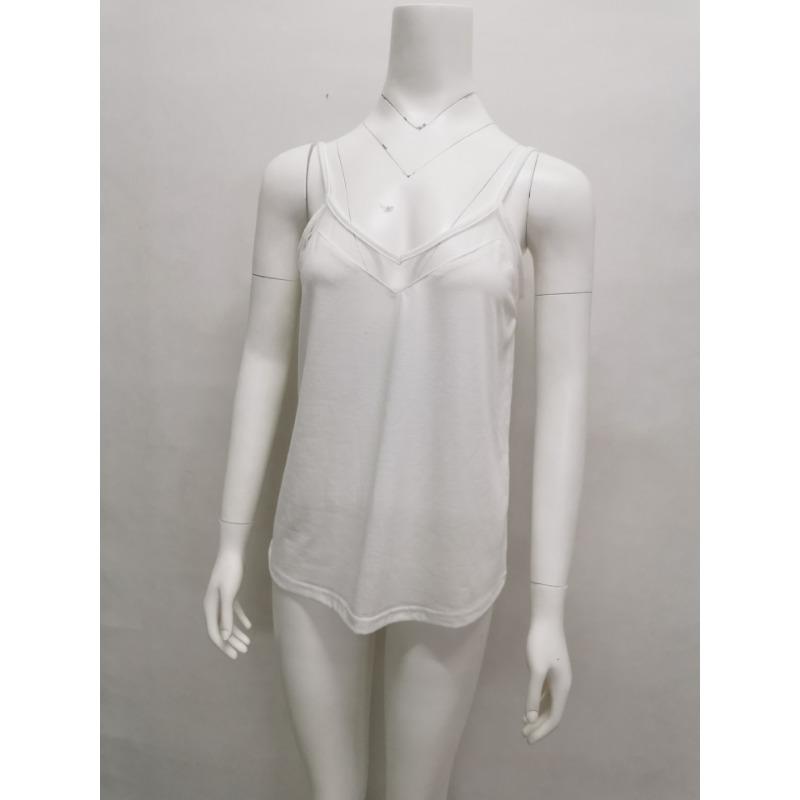 Modische und sexy einfarbige V-Ausschnitt rückenfreie Damenwesten