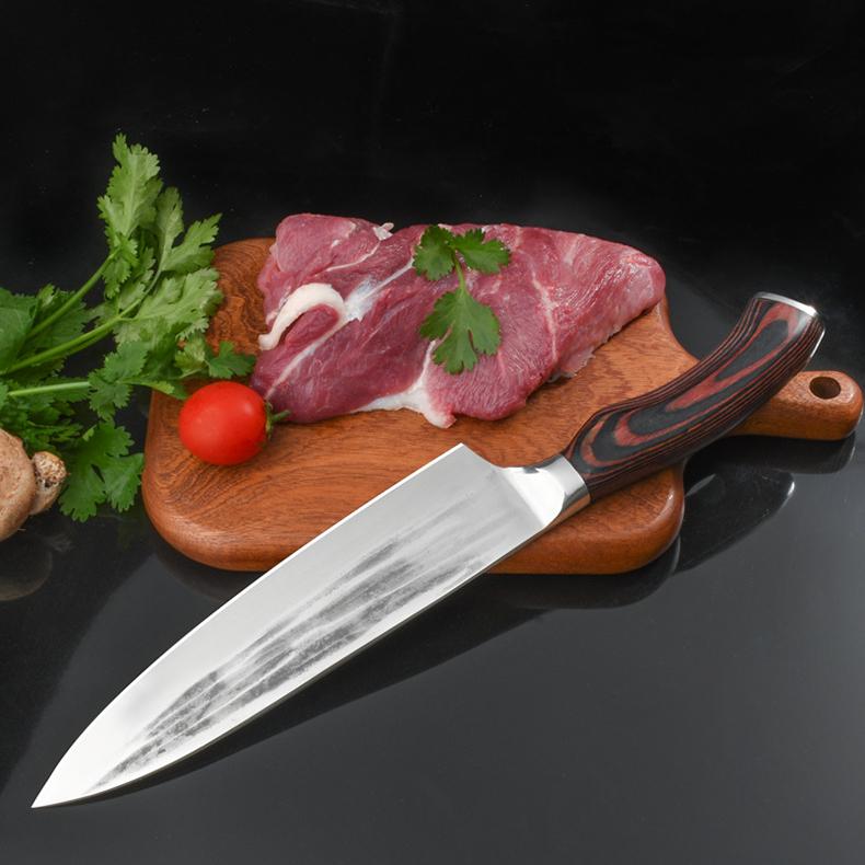 8 Inch Chef Knife 5cr15 Stainless Steel Forged Knife Slice Knife Fish Raw Knife Kitchen Knife