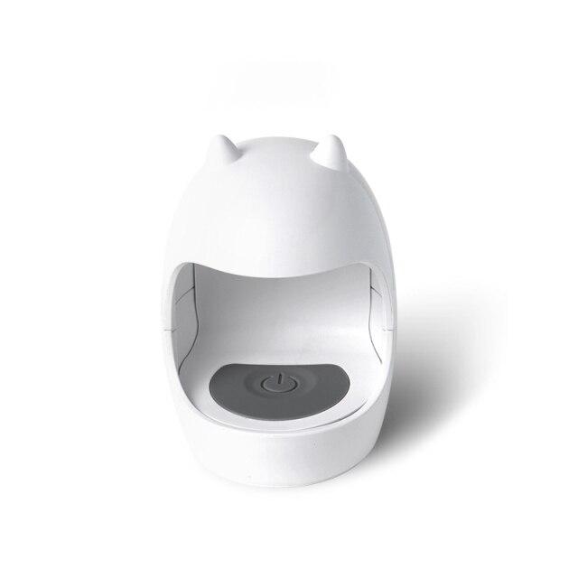 

Міні-яйцева лампа для малювання нігтів Портативна лампа для нігтів на один палець Побутова швидковисихаюча машина для фототерапії Смажені нігті білий