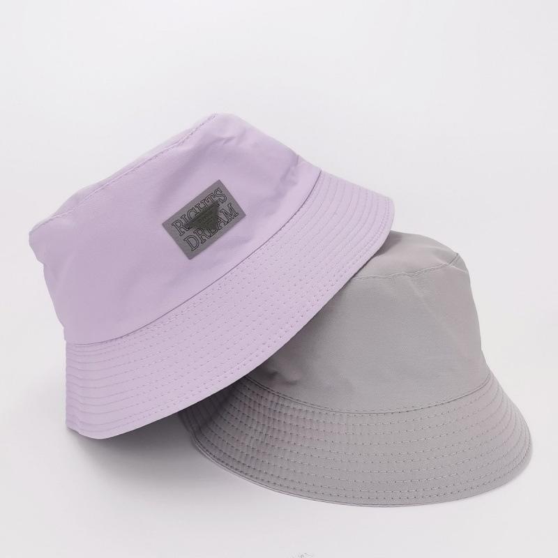 Summer New Triangular Letter Fisherman Hat Children Trendy Brand Thin Temperament Sunshade Sunscreen Bucket Basin Hat