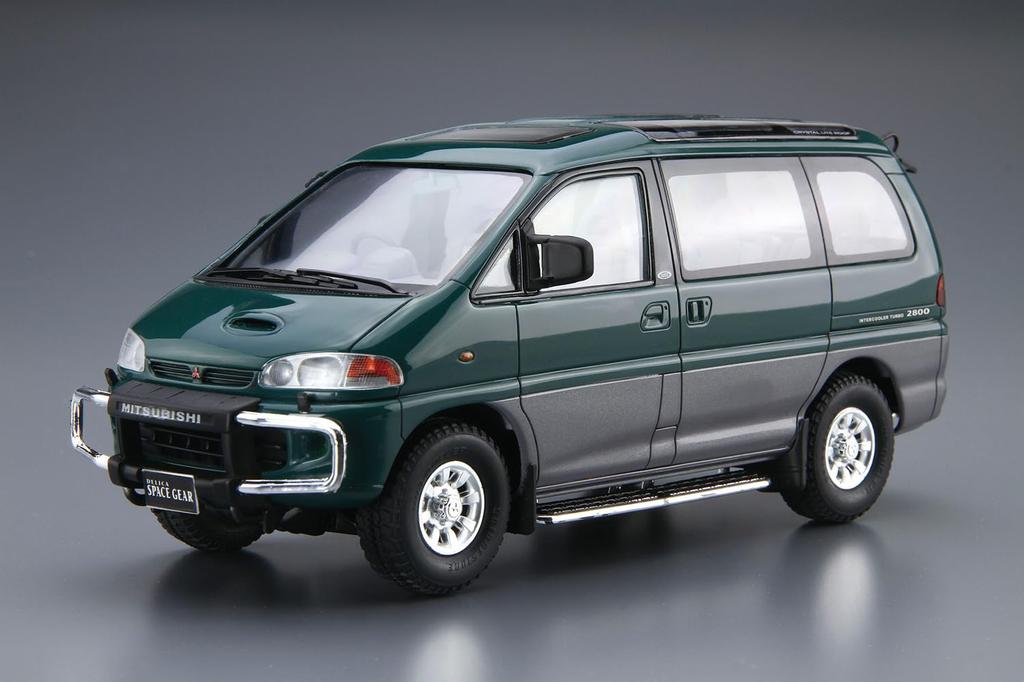 Aoshima Bunka Kyozai The Model Car Mitsubishi PE8W Delica Space Gear Plastic Model (AOSHIMA) 1/24 '96