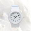 Fieldwork Women's Analog Watch with TPU Strap, Silver Indexes, White, Perth, YM115-1