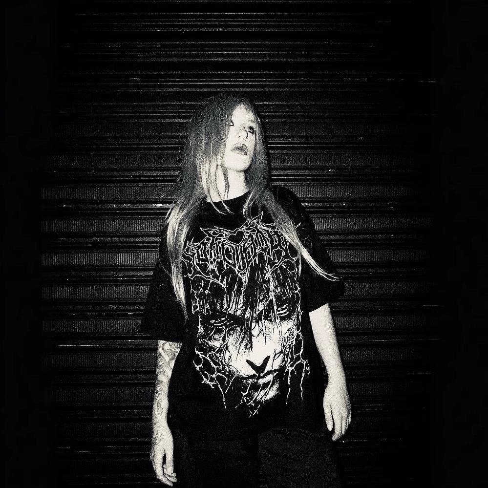 Y2K Dark Retro Skull Print Short Sleeve T-shirt