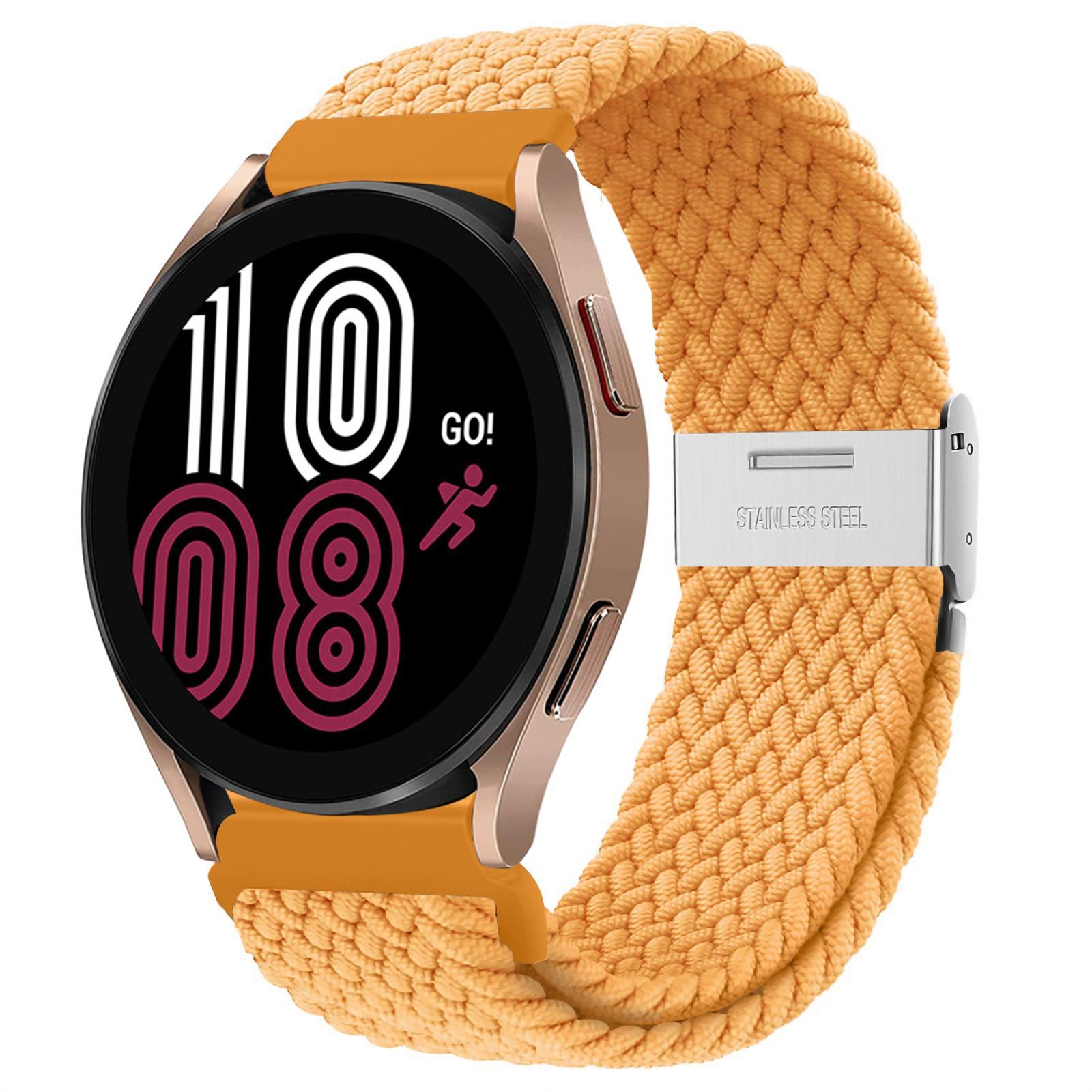 

20/22mm Band for Samsung Galaxy Watch 6/5/pro/4 46mm/42mm/active 2 Gear s3 braided Elastic bracelet Huawei GT/2/GT2/3 Pro strap galaxy watch 5-5 pro кукурудзяний