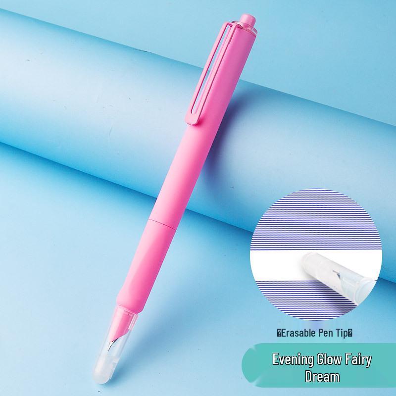 Ergonomic Student Pen with 0.38mm Tip & Replaceable Ink: Ideal for Learning, Calligraphy, and Homework