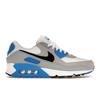 Air Max 90 Pure Platinum Photo Blue Men Sneakers White Black FN6958-102