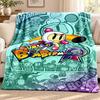 Bomberman blanket Flannel Blanket Soft Cozy Plush Throw for Sofa Bed Lightweight Home Decoration Outdoor camping