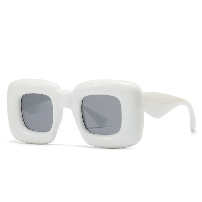 Popular European And American Concept Square Wrapped Style“ Futuristic” Sunglasses Trendy Sunglasses