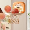 Cartoon Animal Baby Basketball Toy Set Scorable Scoreboard Mini Basketball Hoop  School Environment