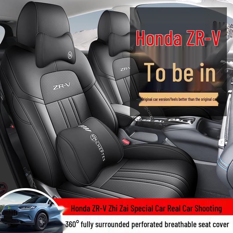 Full Leather Car Seat Cushion for Zhi ZRV - Five-Seater, Universal Fit, All-Season Cover