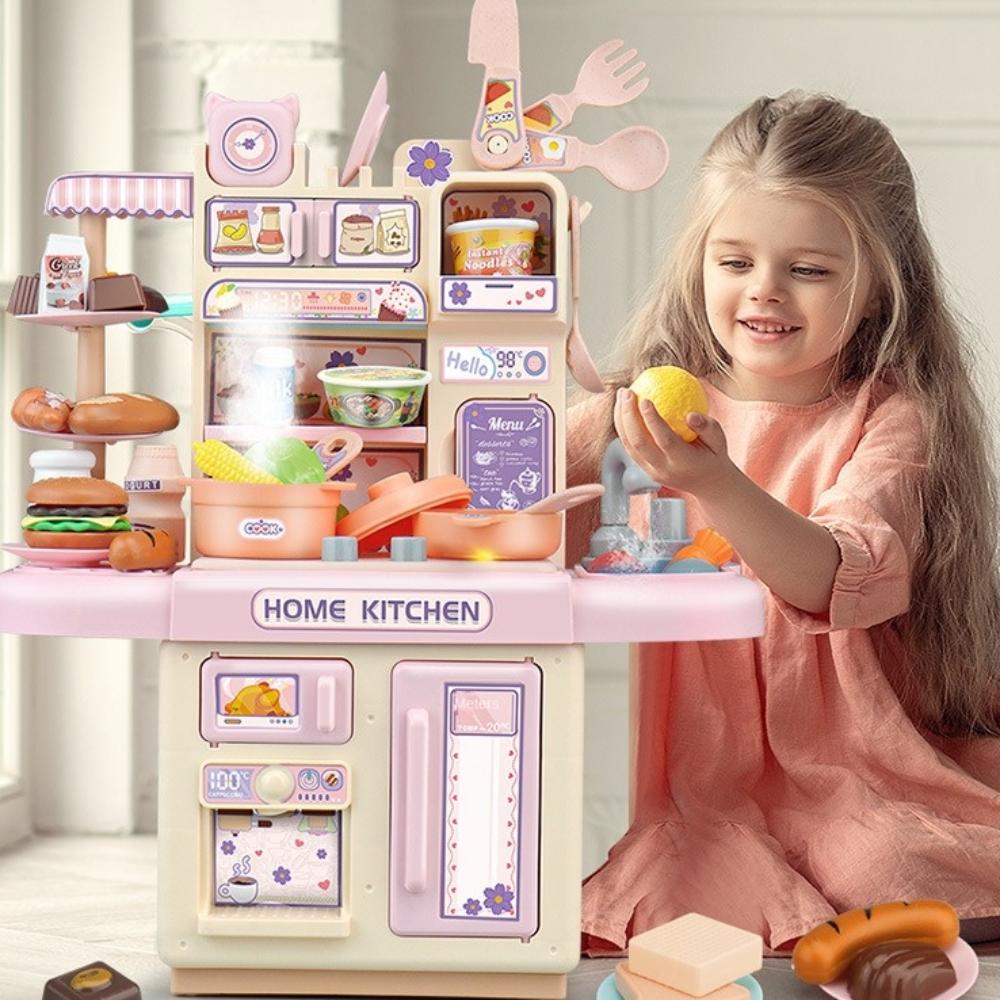 Simulated Kitchen Counter Play Set Mini Pretend Play Role Toys  Boys Girls