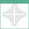 Wool Transparent Sample Knitting Acrylic Calculator Density Ruler Quilting Cross Ruler