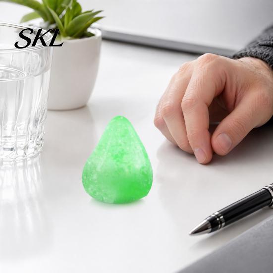 Durable Stress Ball Water Drop Relief Toy, Anxiety Reduction Waterdrop Sensory Clear Toy Pinch Fidget Portable Decompression Non-sticky