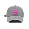 Washed Baseball Cap Unisex Adjustable Back Strap Graphic Print Just A Girl Who Loves Wrestling Casual Sports Hat For Adults